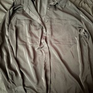 Fashion Nova Black Button Down Shirt